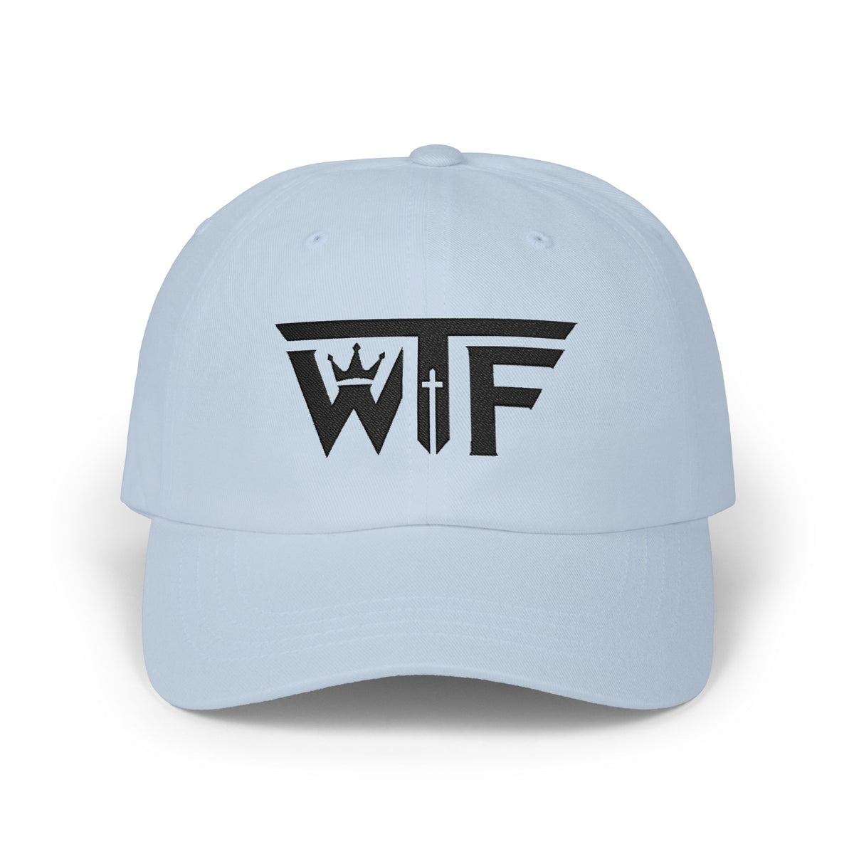Winning Thru Faith Crown & Cross Embroidered Dad Cap, product view 6