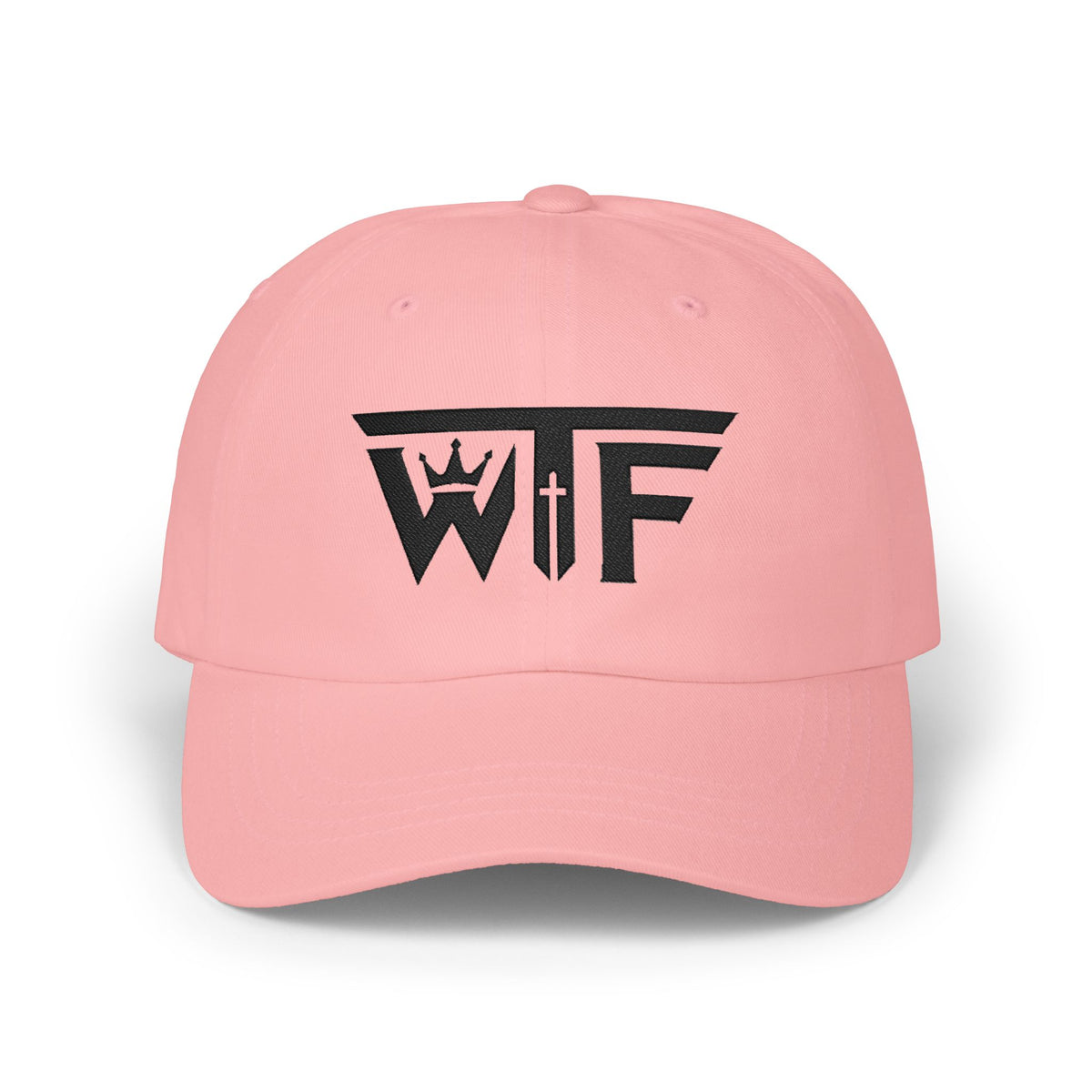 Winning Thru Faith Crown & Cross Embroidered Dad Cap, product view 8
