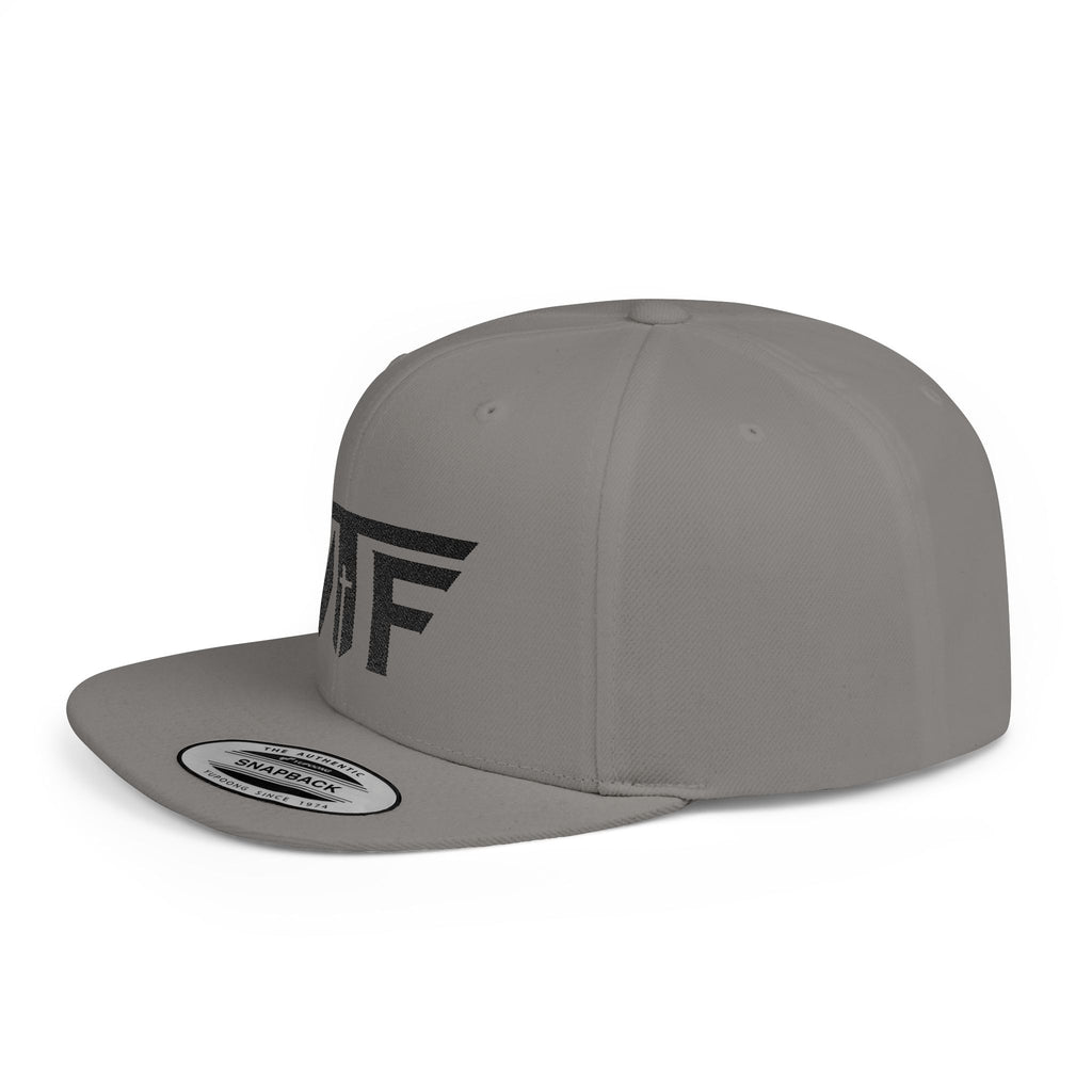 Winning Thru Faith Crown Cross Flat Bill Snapback Hat Urban Streetwear Cap, product view 9