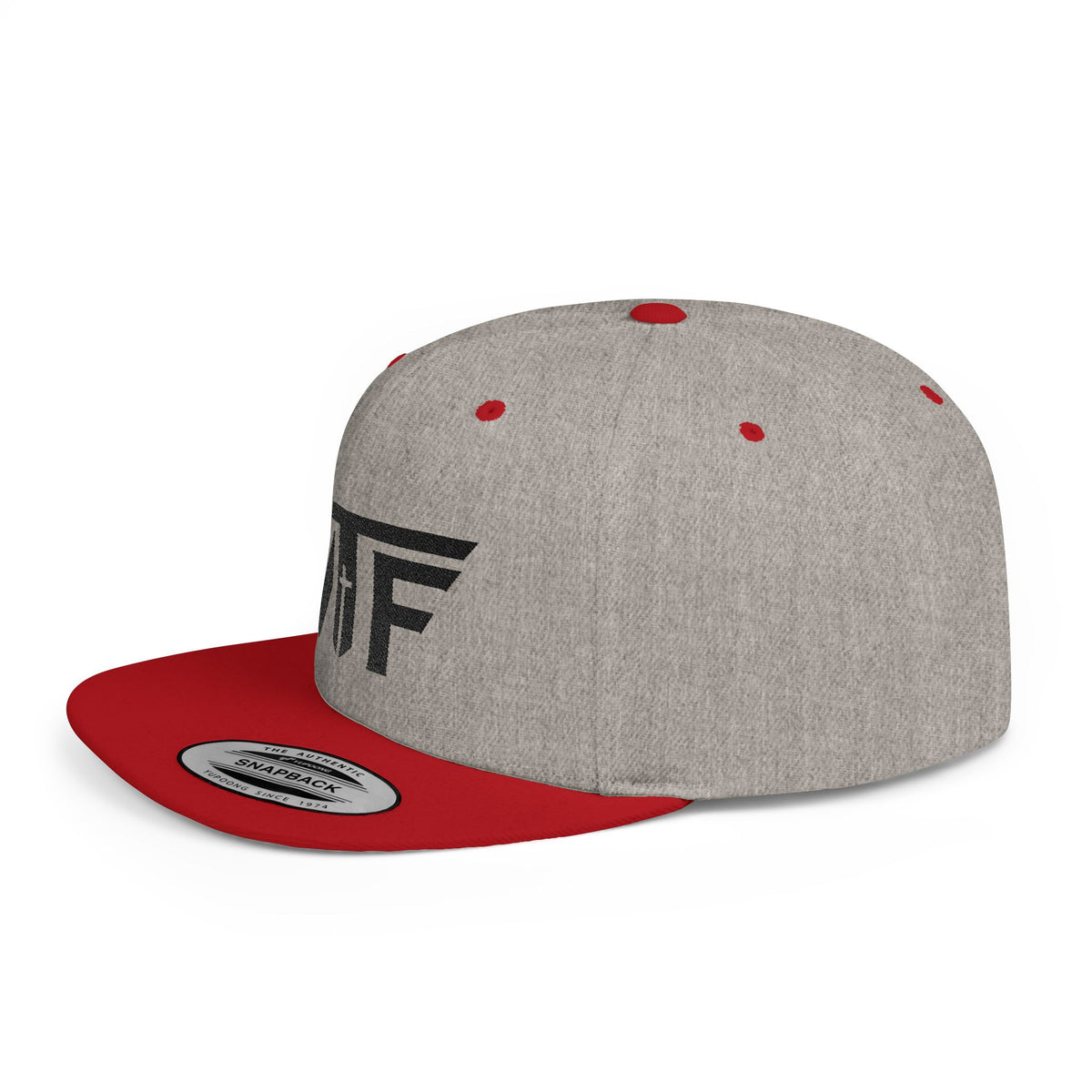 Winning Thru Faith Crown Cross Flat Bill Snapback Hat Urban Streetwear Cap, product view 15