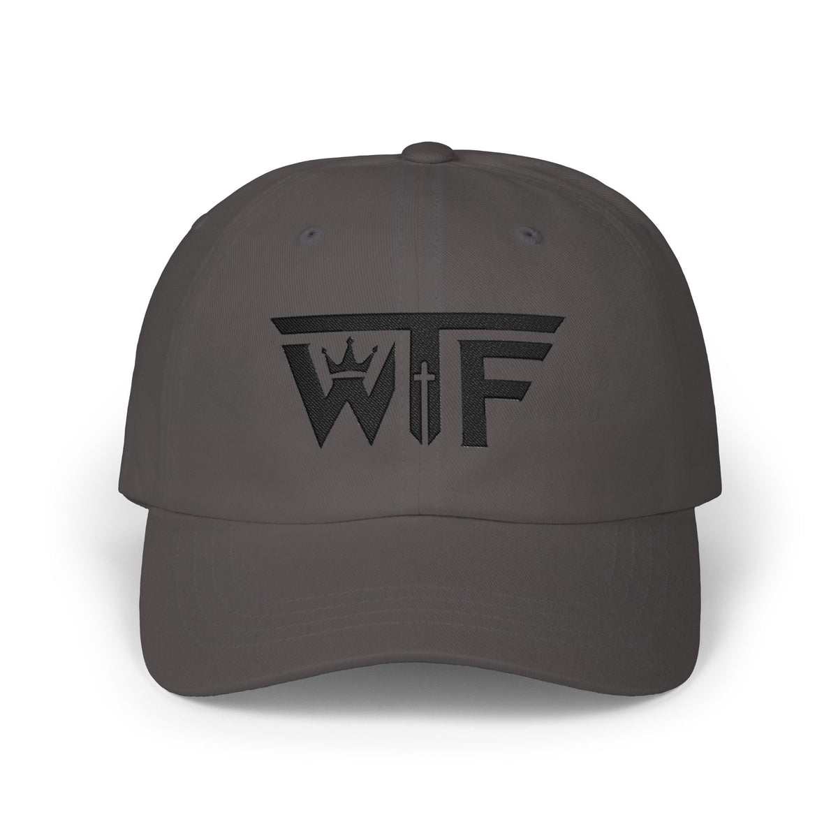 Winning Thru Faith Crown & Cross Embroidered Dad Cap, product view 7
