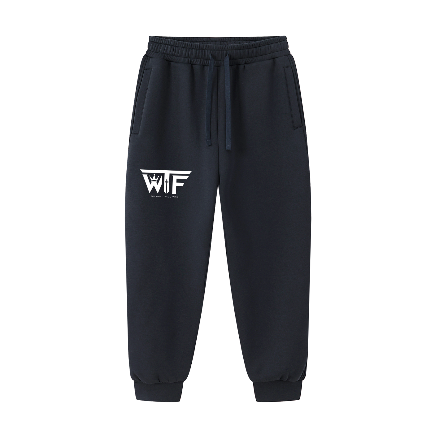 Winning Thru Faith Drawstring Jogger Sweatpants