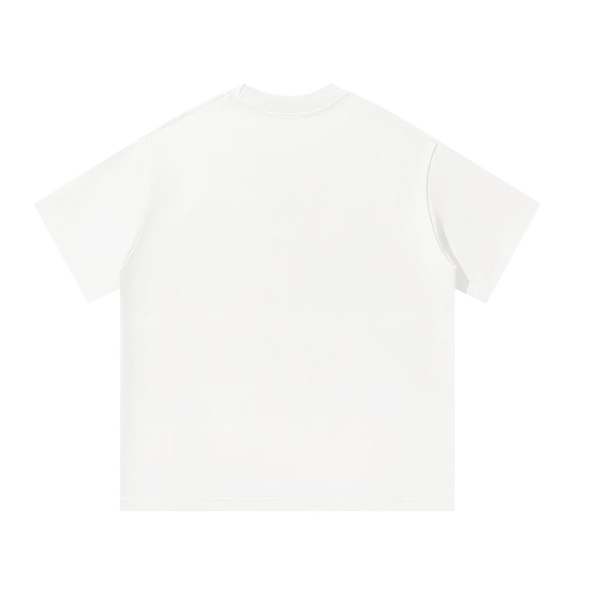 Winning Thru Faith Unisex Oversized T-Shirt White Logo, product view 4