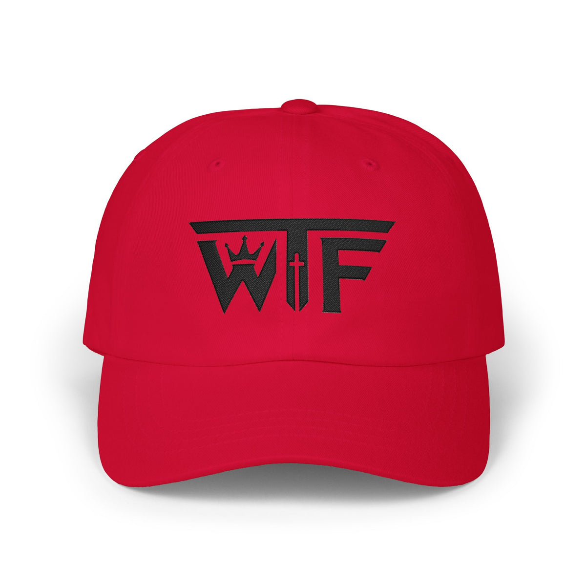 Winning Thru Faith Crown & Cross Embroidered Dad Cap, product view 9