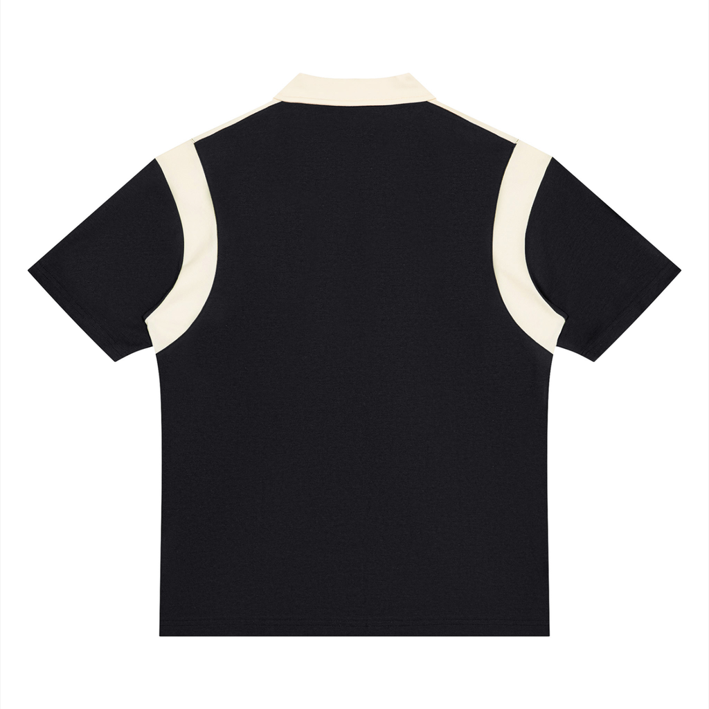 Winning Thru Faith Unisex Color-Block Quarter-Zip Polo Shirt, product view 2
