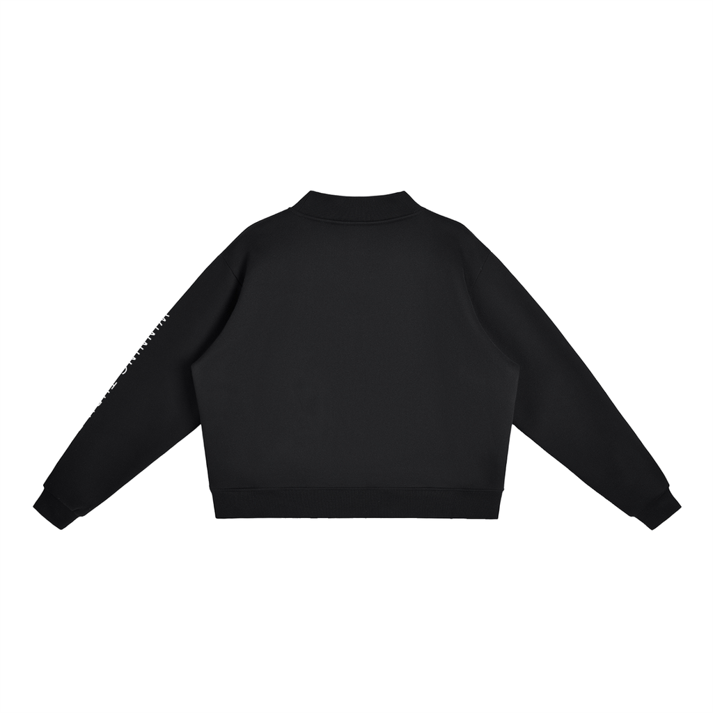 Winning Thru Faith Fleece Mock-Neck Crew Sweatshirt