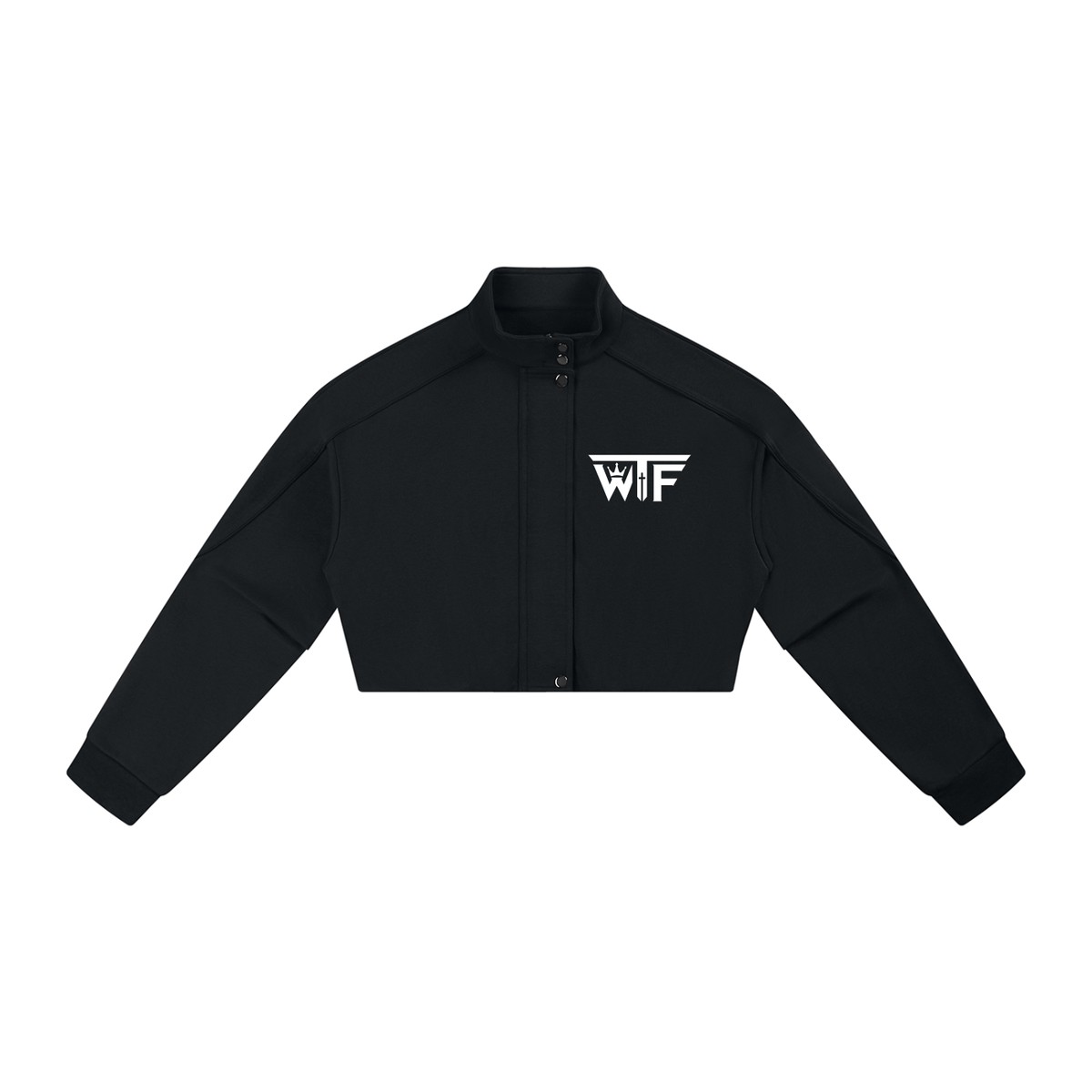 Winning Thru Faith Women’s Button-Front Cropped Jacket, product view 1