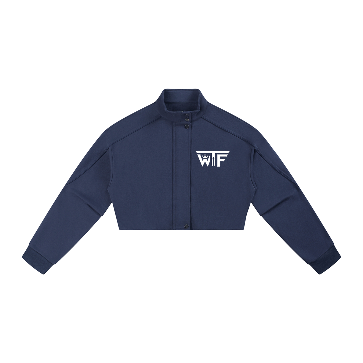 Winning Thru Faith Women’s Button-Front Cropped Jacket, product view 5