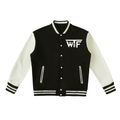 Winning Thru Faith Two-Tone Fleeced Varsity Jacket, product view 1