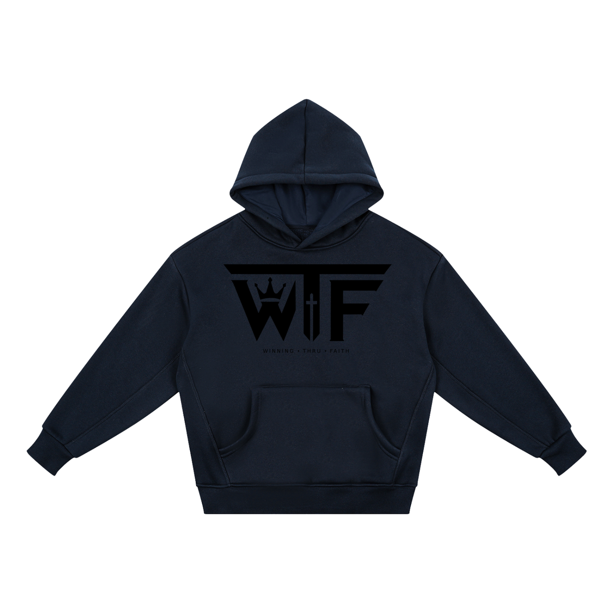 Winning Thru Faith Kids’ Fleece Hoodie, product view 5