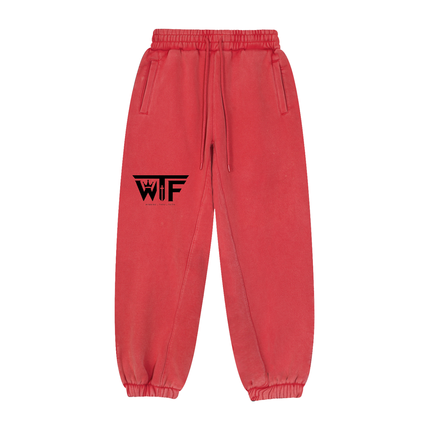 Winning Thru Faith Fleeced Jogger Sweatpants