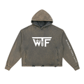 Winning Thru Faith Unisex Vintage-Washed Frayed-Hem Hoodie, product view 3