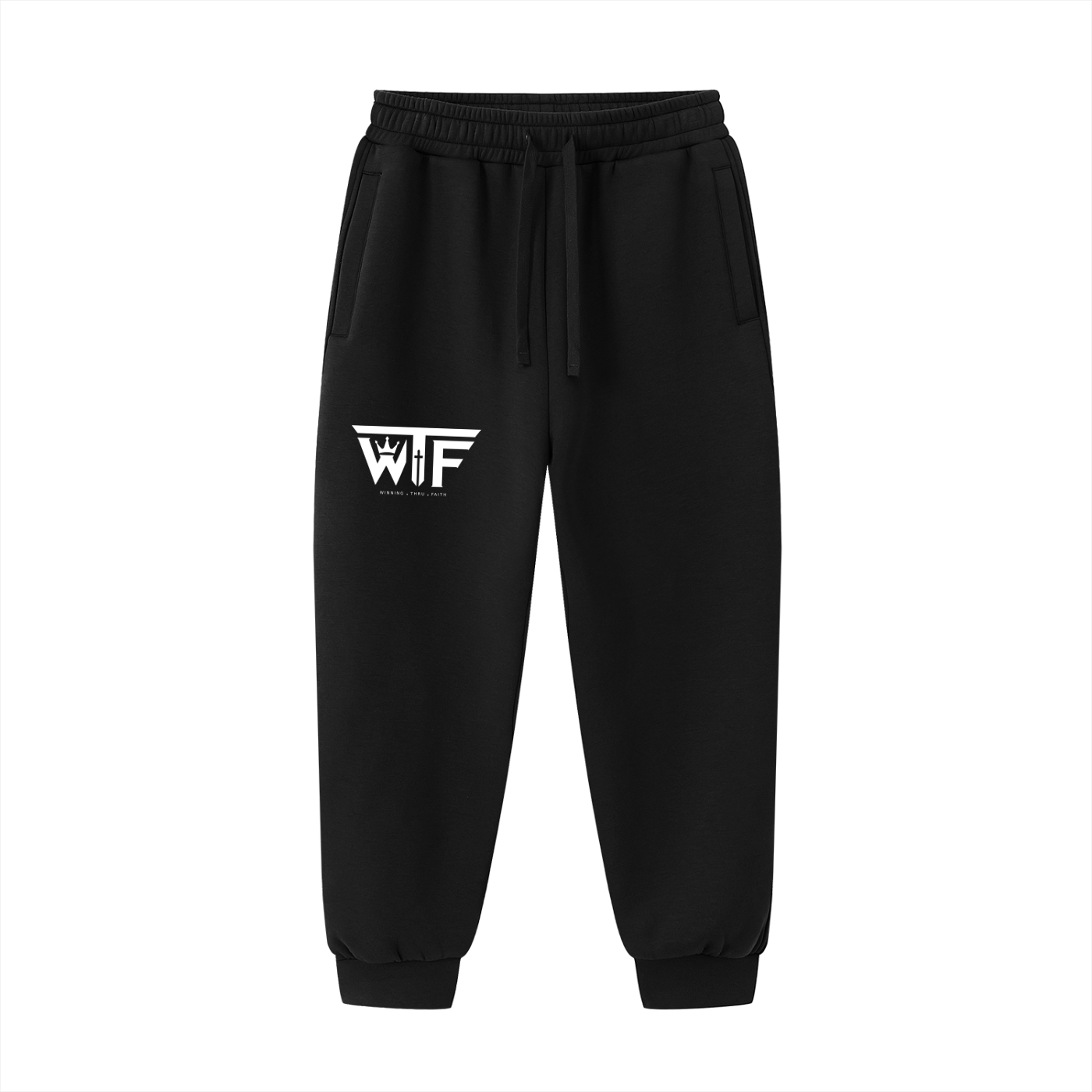 Winning Thru Faith Drawstring Jogger Sweatpants